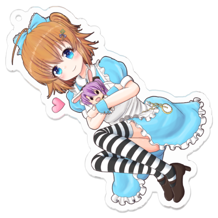 アクリルキーホルダー - 70 x 70 (mm)