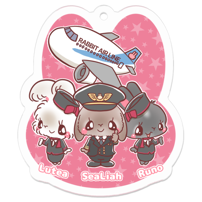 アクリルキーホルダー - 50 x 50 (mm)