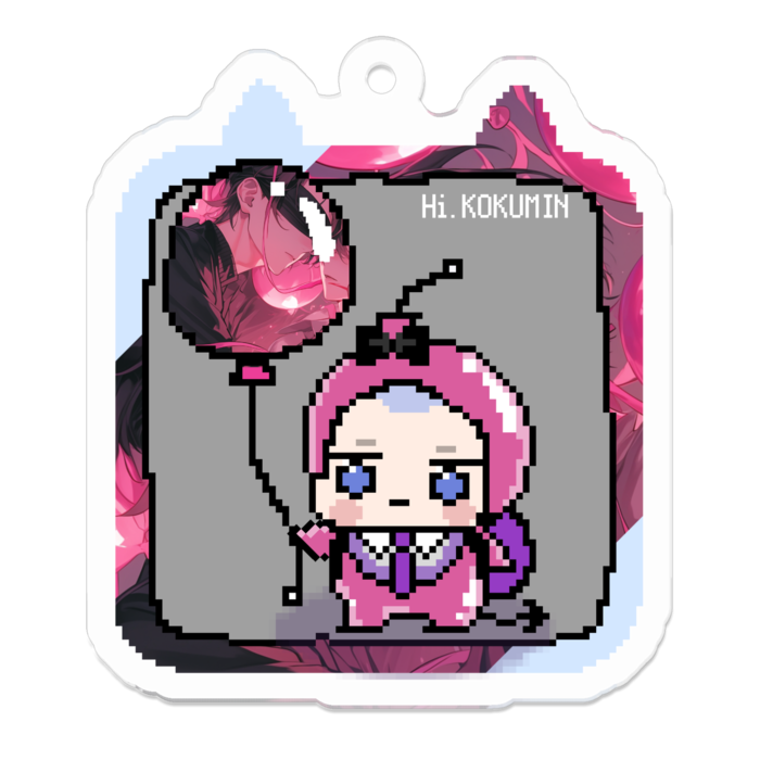 アクリルキーホルダー - 50 x 50 (mm)