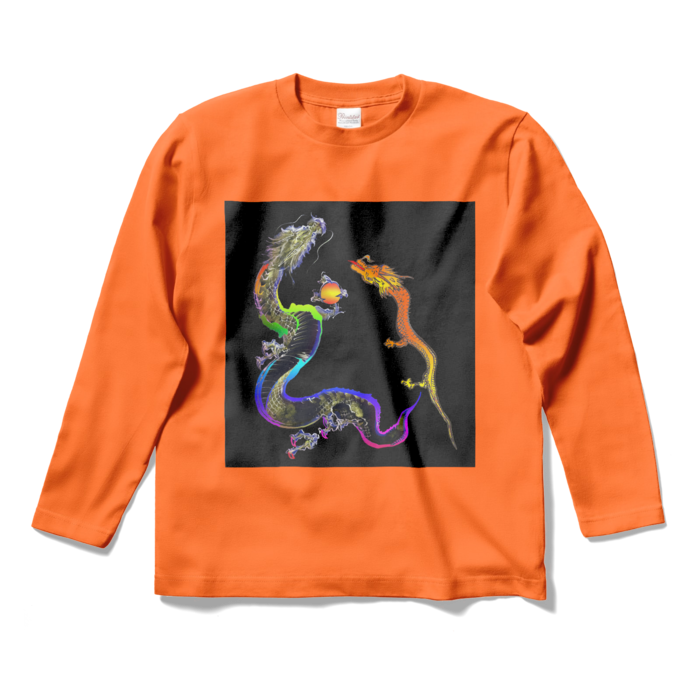 ロングスリーブTシャツ - S - オレンジ