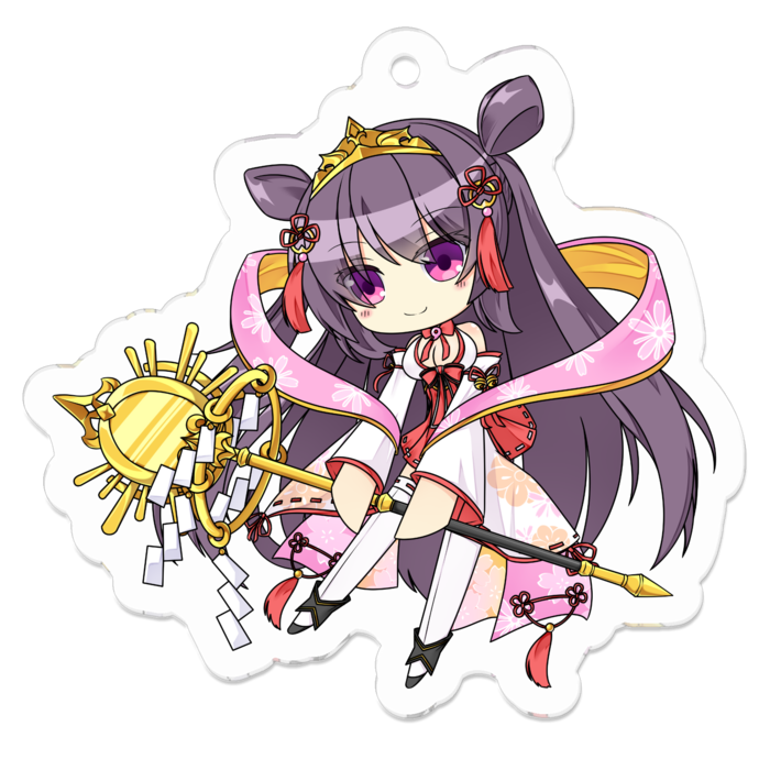 アクリルキーホルダー（コーティング） - 50 x 50 (mm)