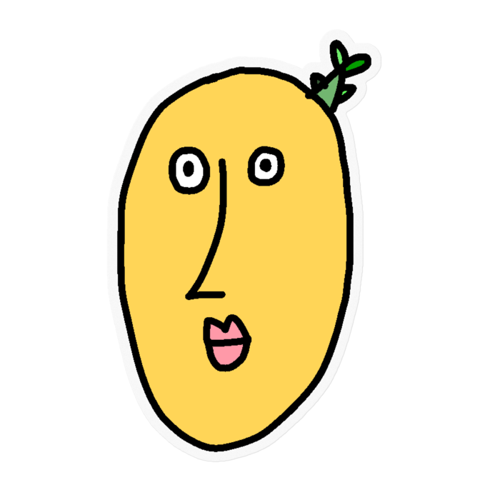 ステッカー - 100 x 100 (mm)