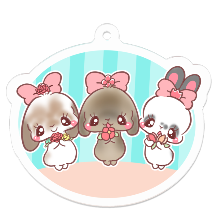 アクリルキーホルダー - 50 x 50 (mm)