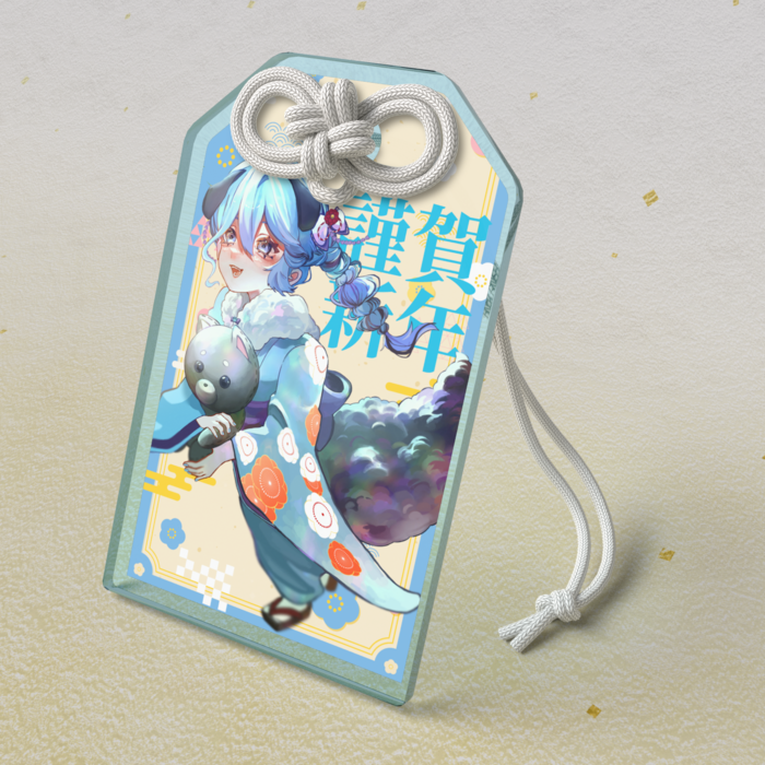 アクリルお守り - 50 × 80mm