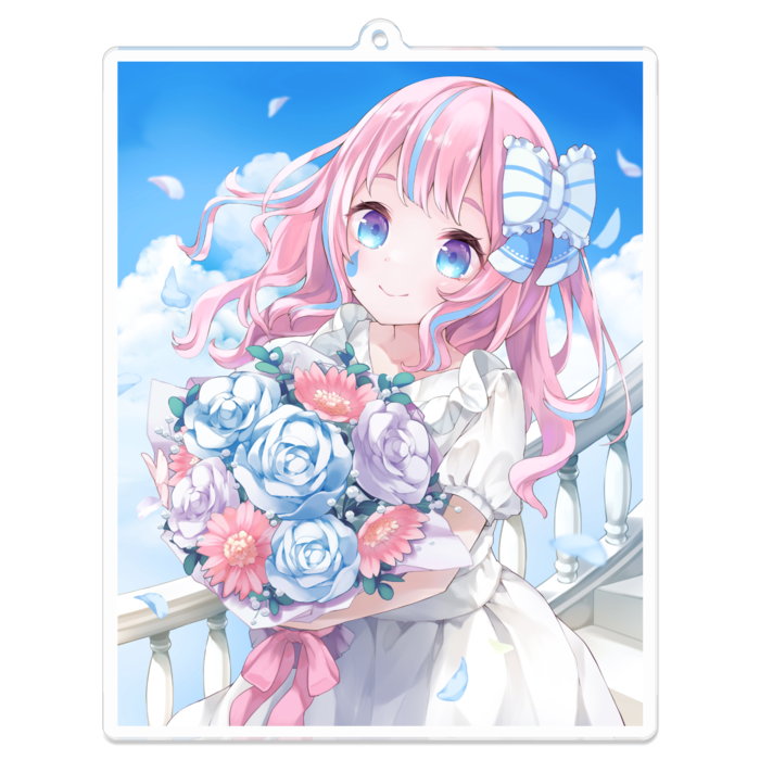 アクリルキーホルダー - 100 x 100 (mm)