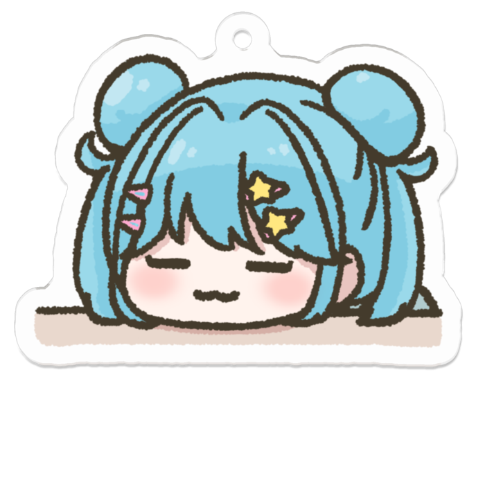 アクリルキーホルダー - 50 x 50 (mm)