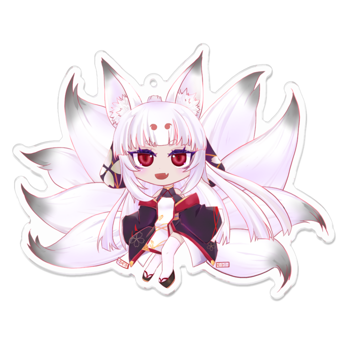 アクリルキーホルダー - 100 x 100 (mm)