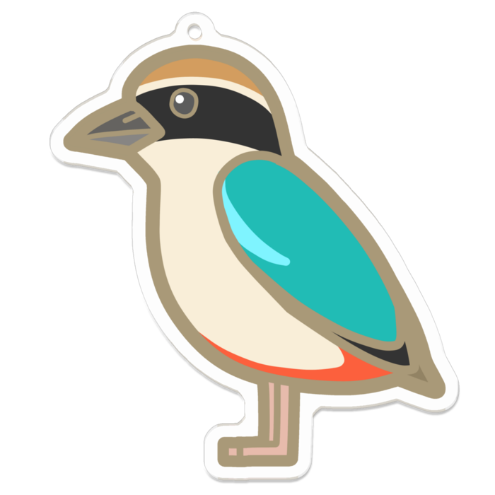 アクリルキーホルダー - 70 x 70 (mm)