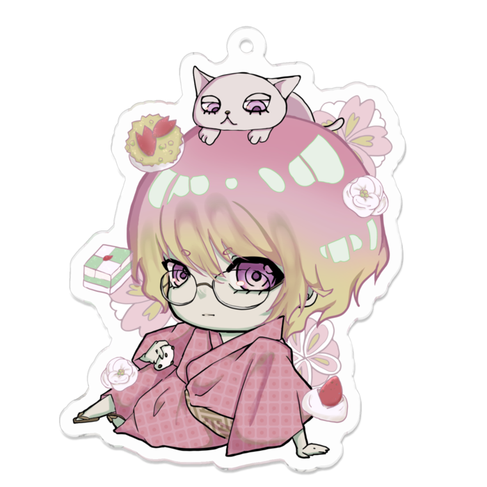 アクリルキーホルダー - 70 x 70 (mm)