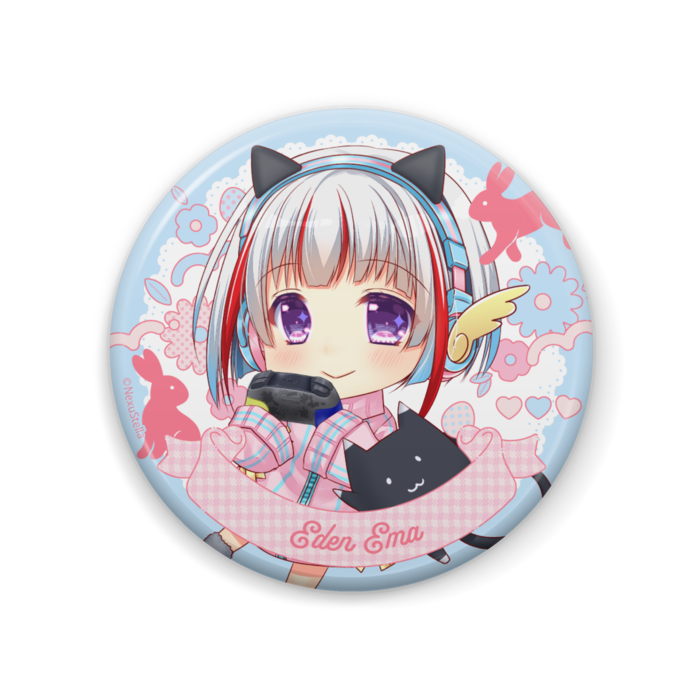 【楽園エマ】イースター 缶バッジ 57mm