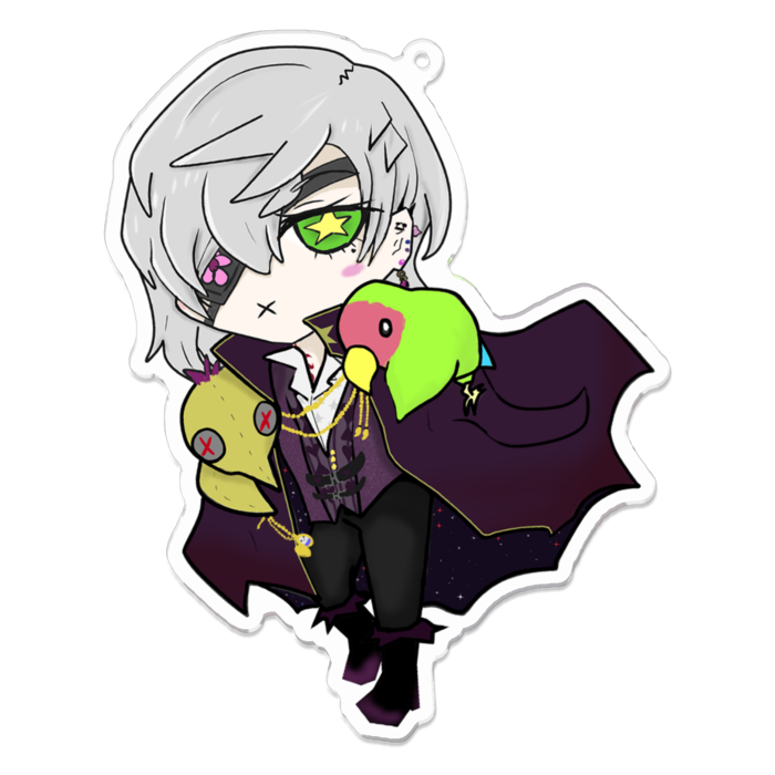 アクリルキーホルダー - 100 x 100 (mm)