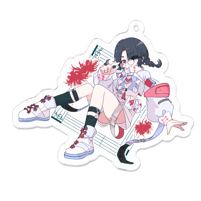 アクリルキーホルダー - 70 x 70 (mm)