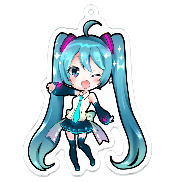 アクリルキーホルダー - 70 x 70 (mm)