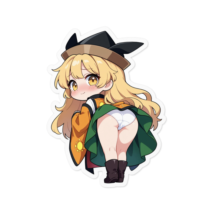 ステッカー - 100 x 100 (mm)(キャラのみ)