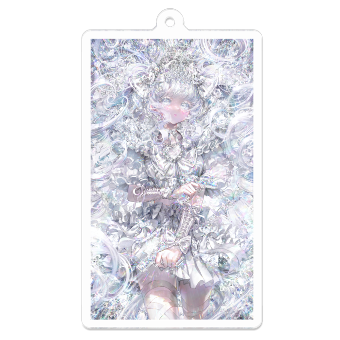 アクリルキーホルダー（コーティング） - 70 x 70 (mm)