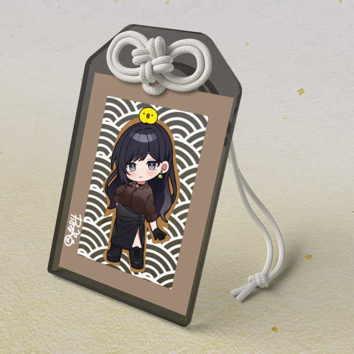 アクリルお守り - 50 × 80mm