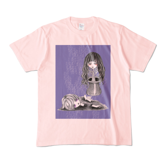 カラーTシャツ - M - ライトピンク (淡色)