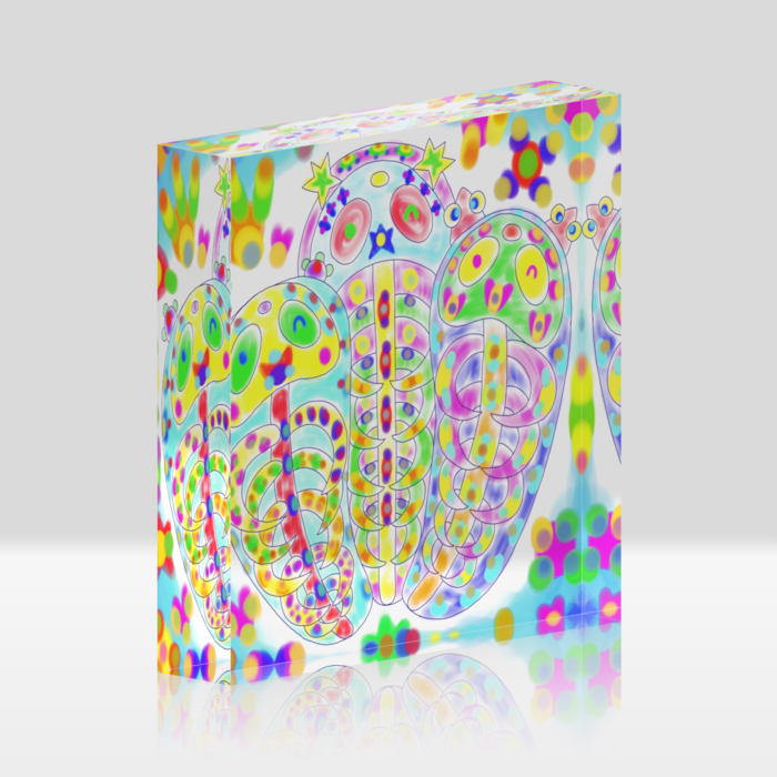 アクリルブロック - 100x100mm