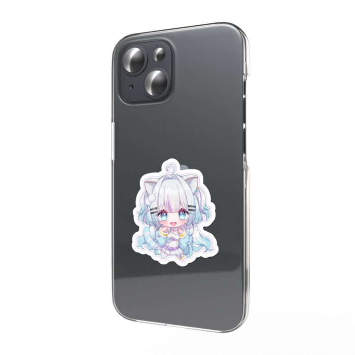 ①スマホステッカー - W55 × H91mm 以内