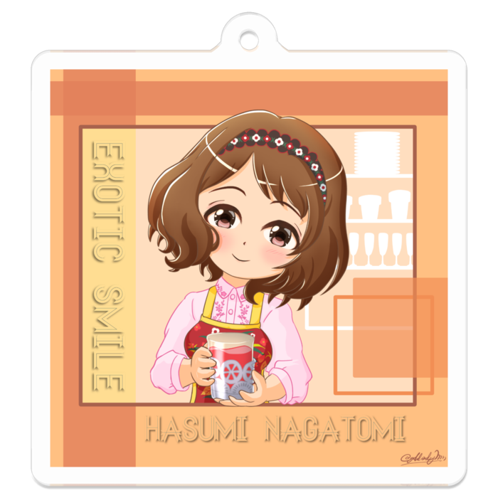 アクリルキーホルダー - 50 x 50 (mm)