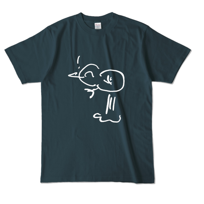 カラーTシャツ - L - デニム (濃色)