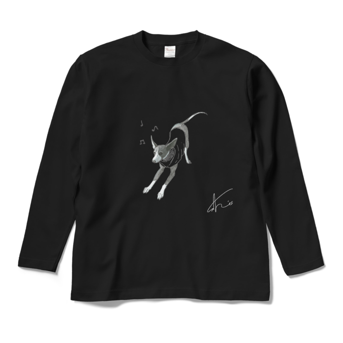 ロングスリーブTシャツ - M - ブラック