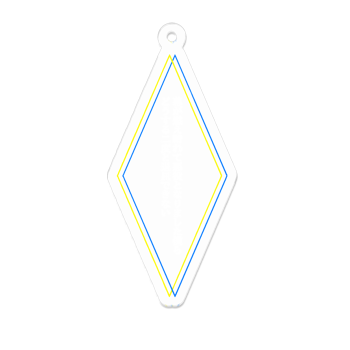 アクリルキーホルダー - 70 x 70 (mm)