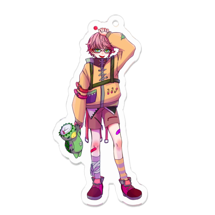 アクリルキーホルダー - 70 x 70 (mm)