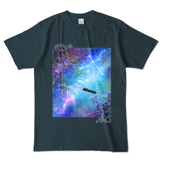 カラーTシャツ - L - デニム (濃色)