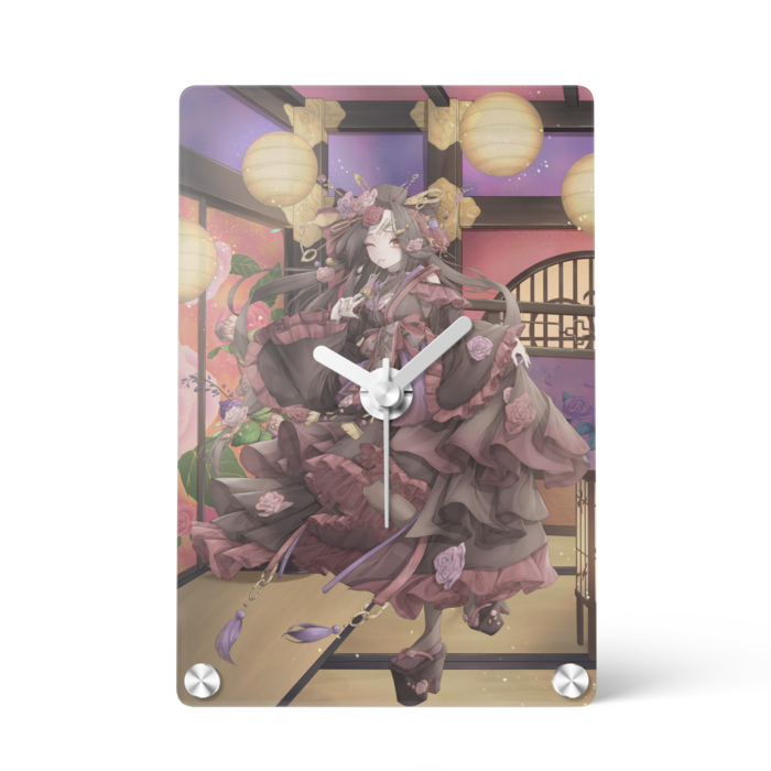しび(メイン)アクリル時計 - 100x148mm(1)