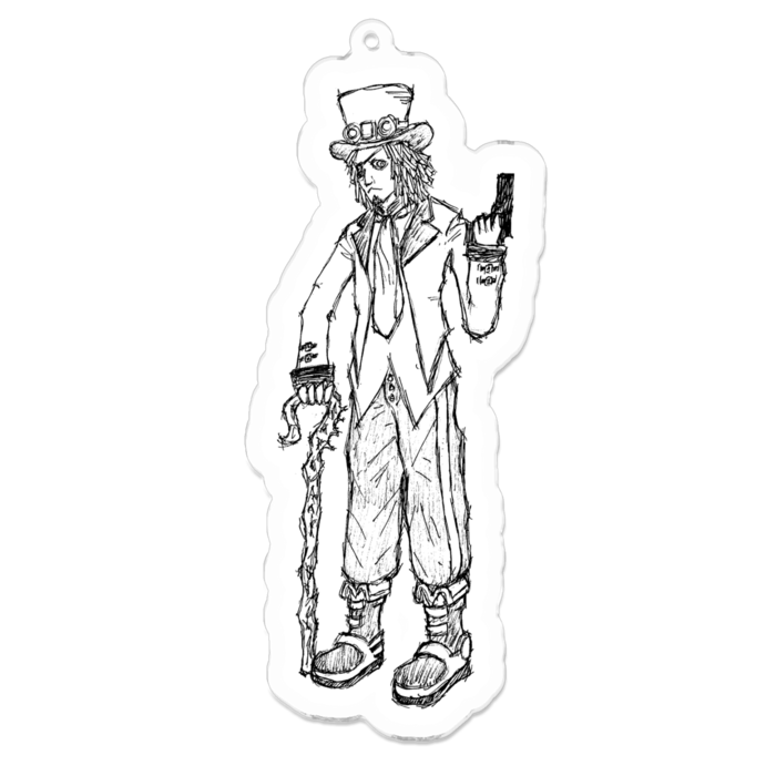 アクリルキーホルダー（コーティング） - 100 x 100 (mm)