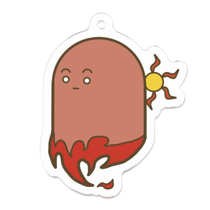 アクリルキーホルダー - 50 x 50 (mm)