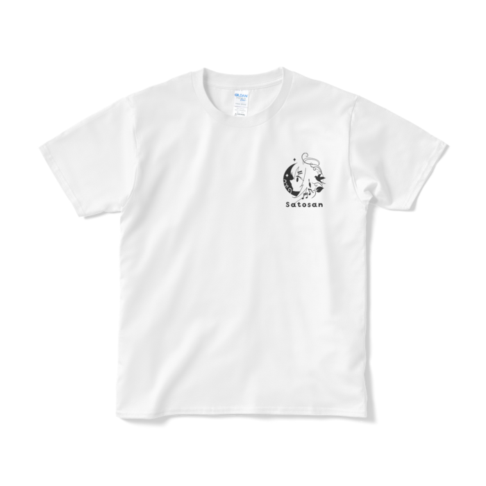 Tシャツ黒ロゴ - S - ホワイト