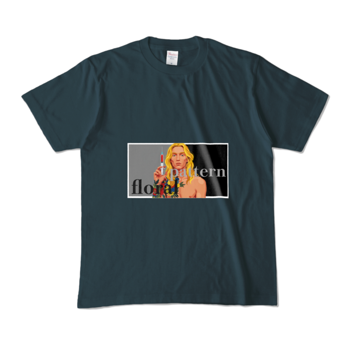 カラーTシャツ - M - デニム (濃色)