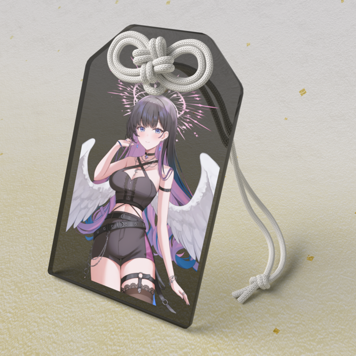 ［等身］アクリルお守り 黒