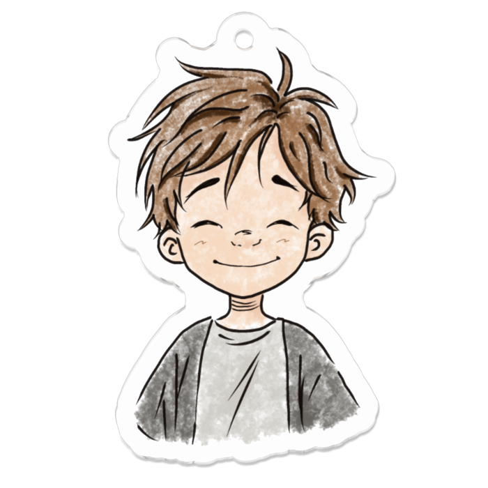 アクリルキーホルダー - 50 x 50 (mm)