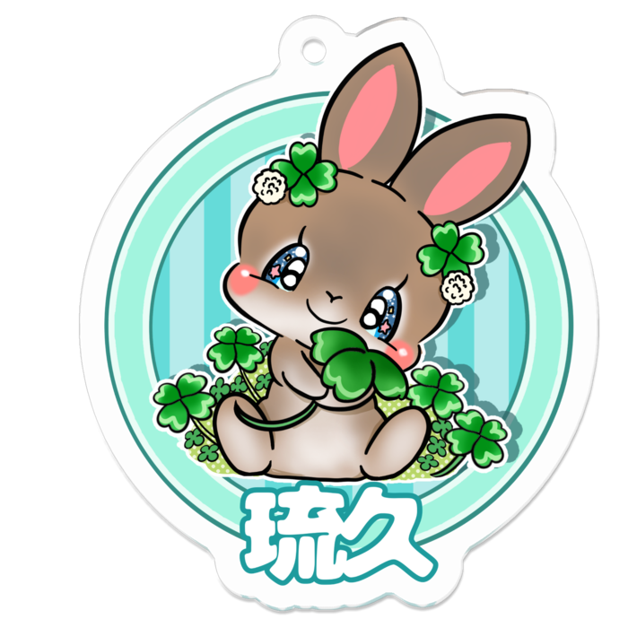 アクリルキーホルダー - 50 x 50 (mm)