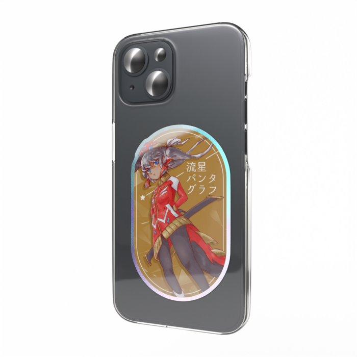 オーロラスマホステッカー - 縦