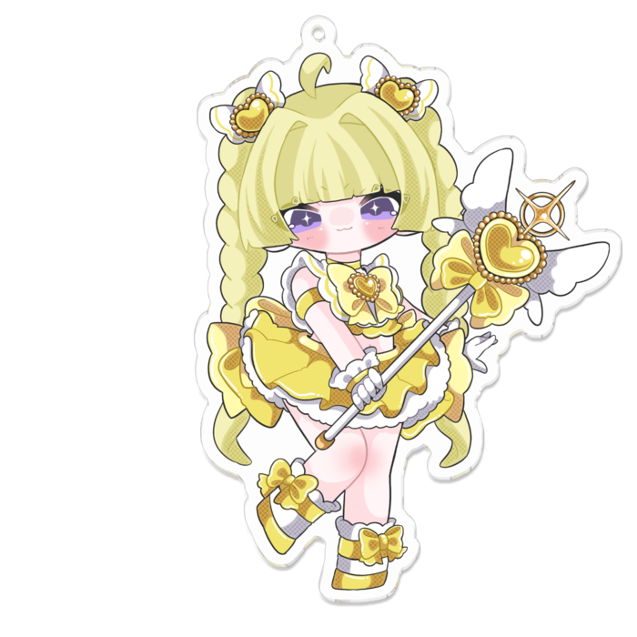 アクリルキーホルダー - 100 x 100 (mm)