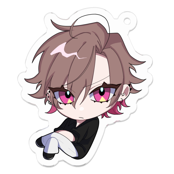 アクリルキーホルダー（コーティング） - 50 x 50 (mm)