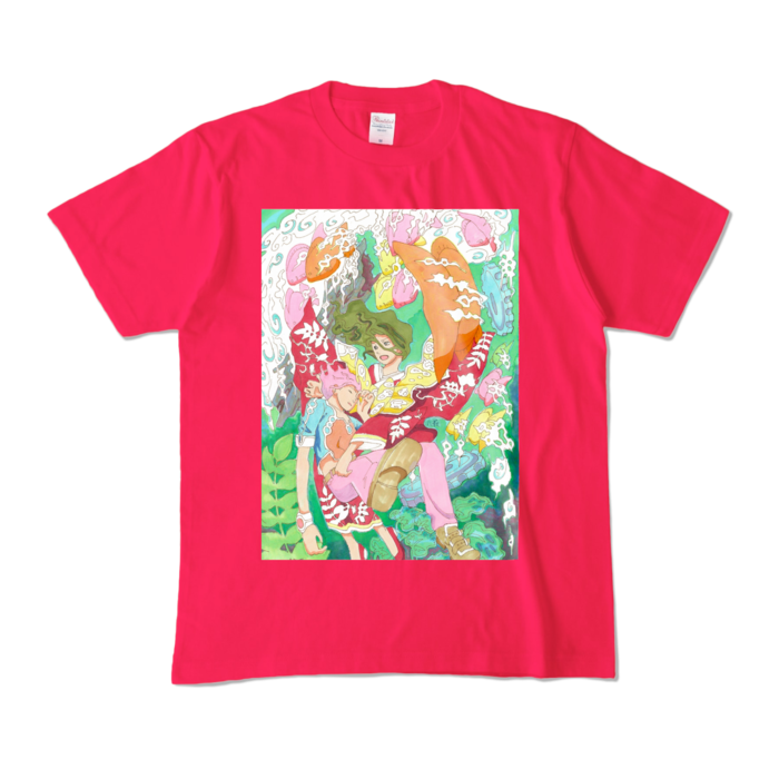 カラーTシャツ - M - ホットピンク (濃色)