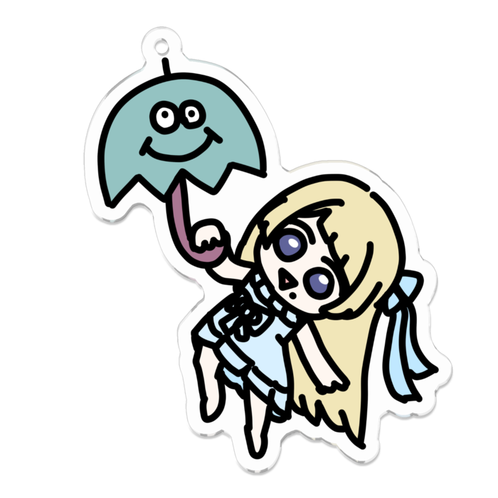 アクリルキーホルダー - 70 x 70 (mm)