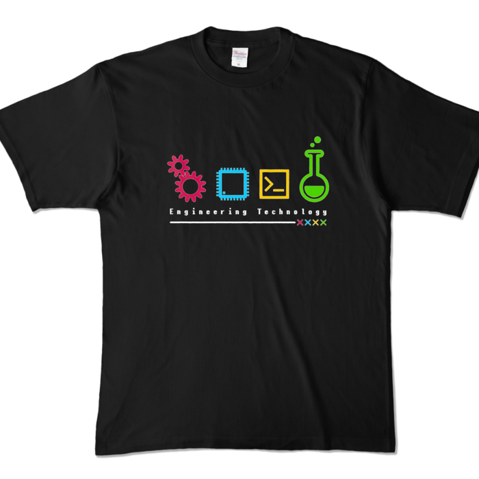 カラーTシャツ - XL - ブラック (濃色)
