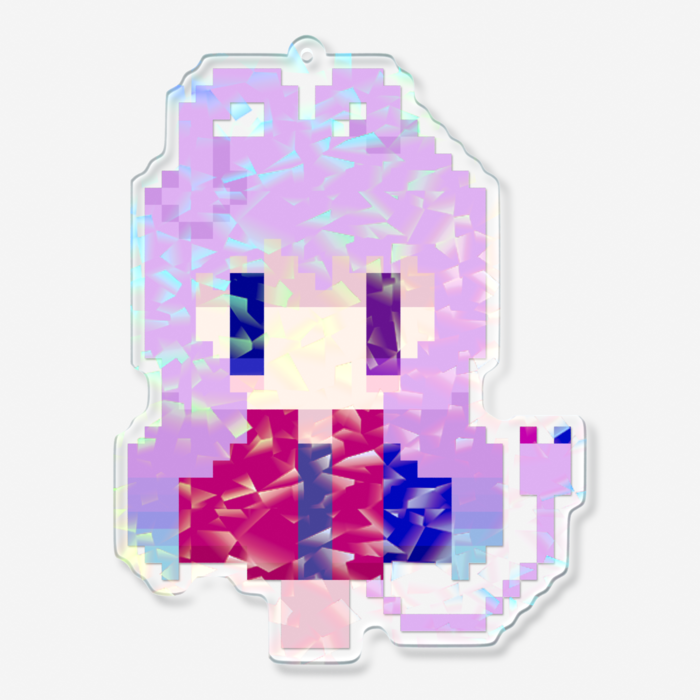 ホログラムアクリルキーホルダー - 100 × 100mm