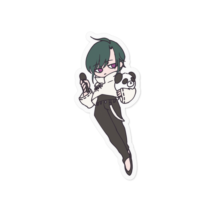 ステッカー_緑仙