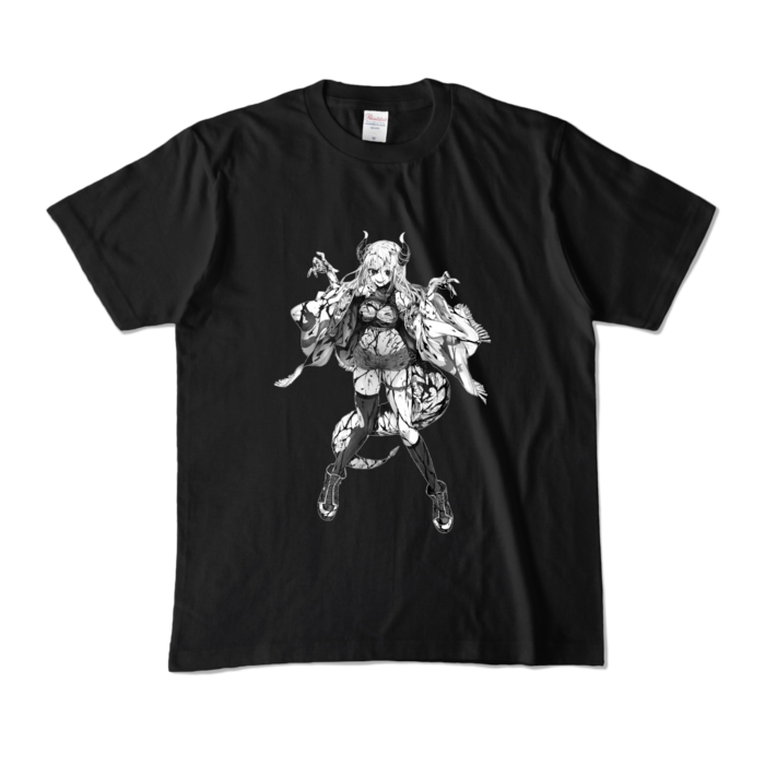 カラーTシャツ - M - ブラック (濃色)(血濡れ)