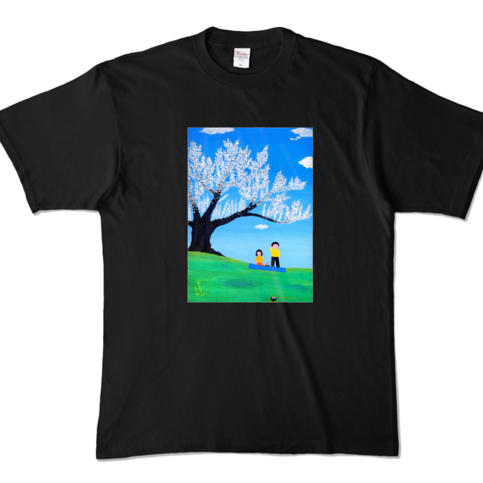 カラーTシャツ - XL - ブラック (濃色)