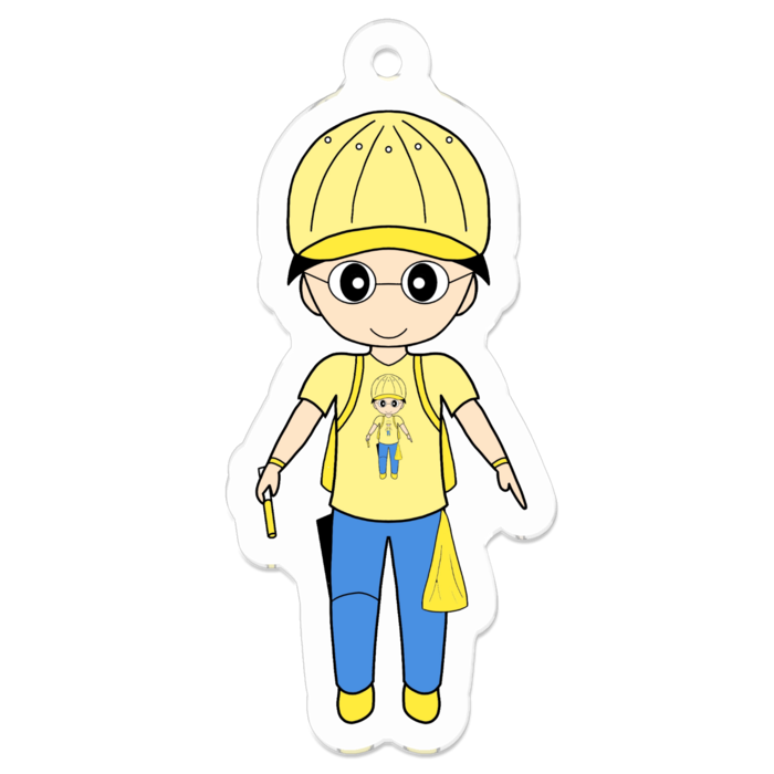 アクリルキーホルダー - 50 x 50 (mm)