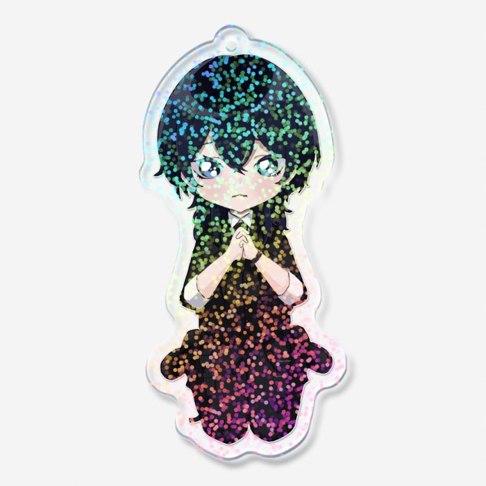 ホログラムアクリルキーホルダー - 70 × 70mm