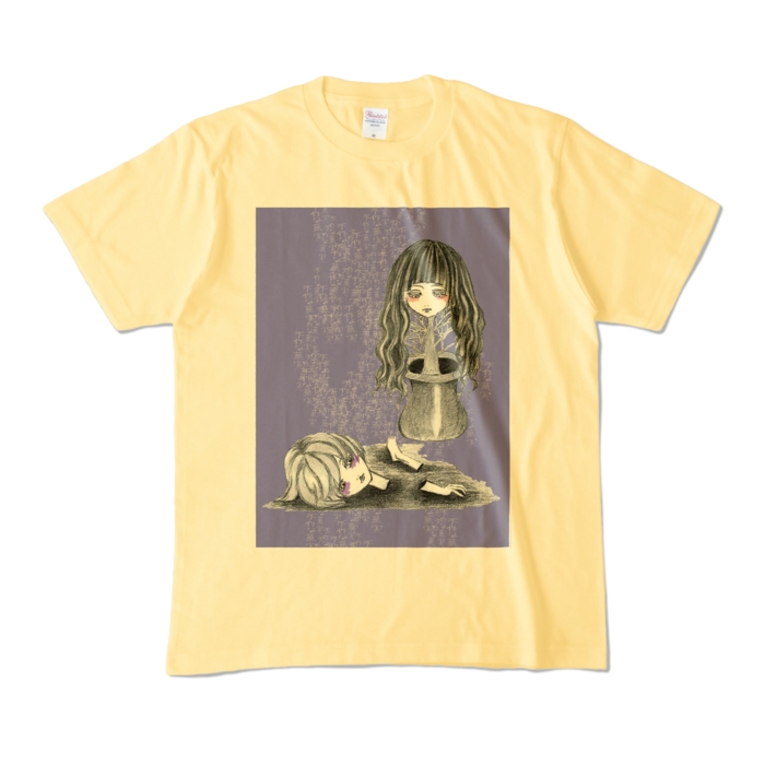 カラーTシャツ - M - ライトイエロー (淡色)